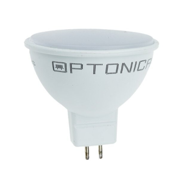 LED lamp GU 5.3 Optonica SP5-A2 | funnel-shaped | 5 W | 400 lm | 110° | 4500 K | DC 12 V | 50 x 54 mm | white | IP20 LED lamp GU 5.3 Optonica SP5-A2 | funnel-shaped | 5 W | 400 lm | 110° | 4500 K | DC 12 V | 50 x 54 mm | white | IP20