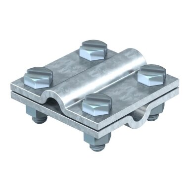 Krzyżowe złącze uziemiające | elektroda 20 mm | taśma 30–40 mm | drut 8–10 mm | stal ocynkowana | 111356