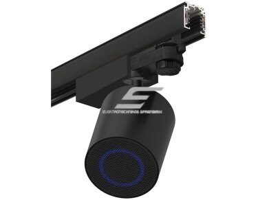 Kryptinė garso kolonėlė | 4 laidų bėgeliui | su Bluetooth | 10W | 85-265VDC | Ø65x75mm | juoda 1 Kryptinė garso kolonėlė | 4 laidų bėgeliui | su Bluetooth | 10W | 85-265VDC | Ø65x75mm | juoda 1