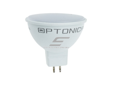 LED lemputė GU 5.3 Optonica SP5-A2 | piltuvo formos | 5 W | 400 lm | 110° | 2700 K | DC 12 V | 50 x 54 mm | balta | IP20