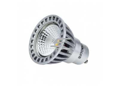 Kryptinė LED lemputė GU10 Optonica SP4-A2 | piltuvo formos | 6 W | 2700K | 480 lm | 50° | 50 × 55 mm | sidabrinė | IP20 1 Kryptinė LED lemputė GU10 Optonica SP4-A2 | piltuvo formos | 6 W | 2700K | 480 lm | 50° | 50 × 55 mm | sidabrinė | IP20 1