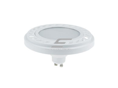 Kryptinė LED lemputė GU10 Optonica SP9-A1 | disko formos | 9W | 2700K | 820 lm | 111 x 58 mm | balta | IP20