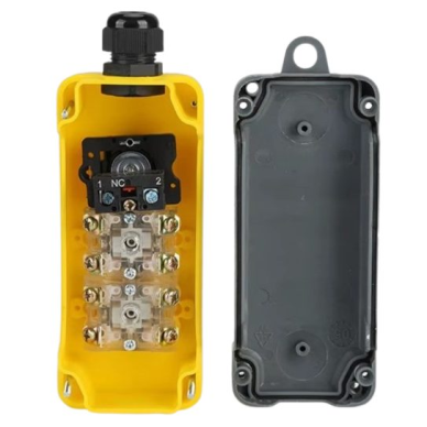 Crane control panel | with 2 buttons and a rotary STOP button | 5A | 440V | IP65 2