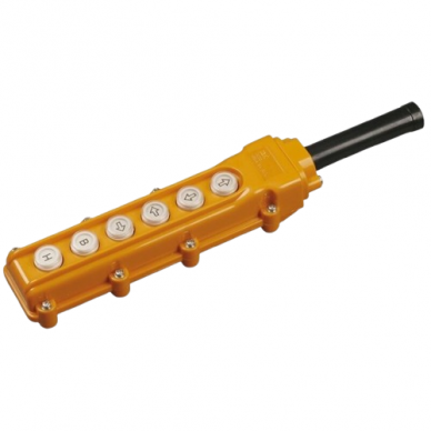 Crane control panel | with 6 buttons | 5A | 120–400V | IP54 Crane control panel | with 6 buttons | 5A | 120–400V | IP54