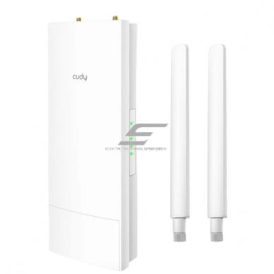 Āra bezvadu maršrutētājs | bezvadu tīkla piekļuves punkts | Wi-Fi | 2.4 GHz (300Mbps) | 5GHz (867Mbps) | IP65 | AC1200 Cudy 2 Āra bezvadu maršrutētājs | bezvadu tīkla piekļuves punkts | Wi-Fi | 2.4 GHz (300Mbps) | 5GHz (867Mbps) | IP65 | AC1200 Cudy 2