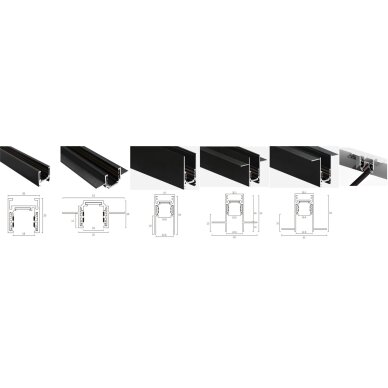 Kierunkowy głośnik | do szyny magnetycznej 20mm | z Bluetooth | 10W | 24-48VDC | Ø65x75mm | czarny 3