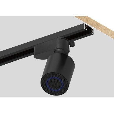 Directional Speaker | for 3-Wire Track | with Bluetooth | 10W | 85-265VDC | Ø65x75mm | Black 3 Directional Speaker | for 3-Wire Track | with Bluetooth | 10W | 85-265VDC | Ø65x75mm | Black 3