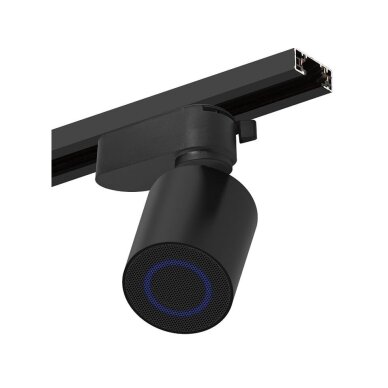 Directional Speaker | for 3-Wire Track | with Bluetooth | 10W | 85-265VDC | Ø65x75mm | Black 1 Directional Speaker | for 3-Wire Track | with Bluetooth | 10W | 85-265VDC | Ø65x75mm | Black 1