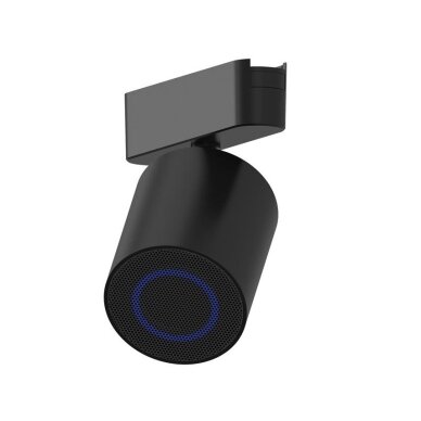 Kierunkowy głośnik | do szyny magnetycznej 4,5mm | z Bluetooth | 10W | 24-48VDC | Ø65x75mm | czarny