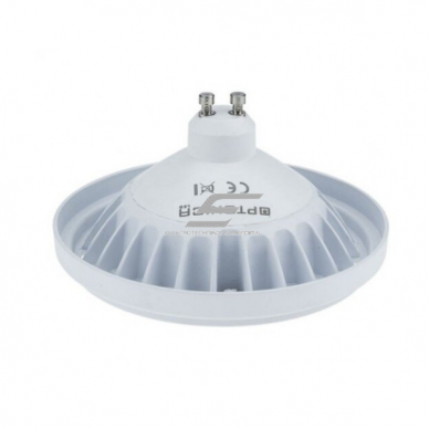 Suunatud LED-lamp GU10 Optonica SP15-A1 | ketta kuju | 15 W | 4500K | 1100 lm | hämardatav | 111 × 58 mm | valge | IP20 1