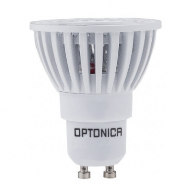 Virziena LED spuldze GU10 Optonica SP6-A4 | piltuves formas | 6 W | 6000K | 480 lm | 50° | dimmējama | 50 × 55 mm | balta | IP20 Virziena LED spuldze GU10 Optonica SP6-A4 | piltuves formas | 6 W | 6000K | 480 lm | 50° | dimmējama | 50 × 55 mm | balta | IP20