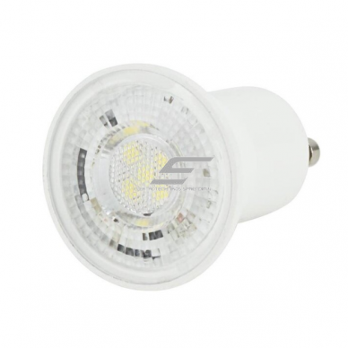 Направленная LED лампа GU10 Optonica SP2-A2 | воронкообразная | 2 W | 6000K | 120 lm | 90° | 35 × 46 mm | белая | IP20 1