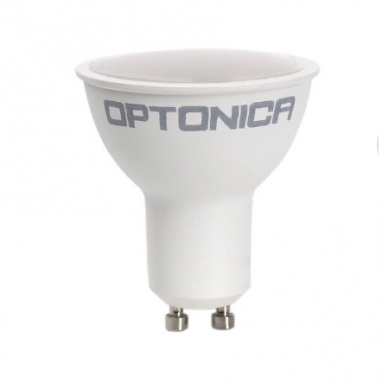 Directional LED bulb GU10 Optonica SP7-A3 | funnel-shaped | 6.5 W | 2700K | 320 lm | 110° | 57 × 50 mm | white | IP20 Directional LED bulb GU10 Optonica SP7-A3 | funnel-shaped | 6.5 W | 2700K | 320 lm | 110° | 57 × 50 mm | white | IP20