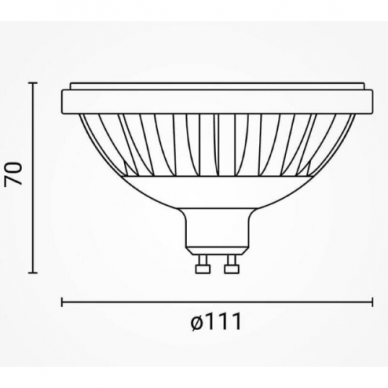 Kierunkowa żarówka LED GU10 Optonica SP15-A1 | w kształcie lejka | 15W | 1200 lm | 4500 K | 30° oświetlenie | 111 × 58 mm | biała | IP20 2 Kierunkowa żarówka LED GU10 Optonica SP15-A1 | w kształcie lejka | 15W | 1200 lm | 4500 K | 30° oświetlenie | 111 × 58 mm | biała | IP20 2