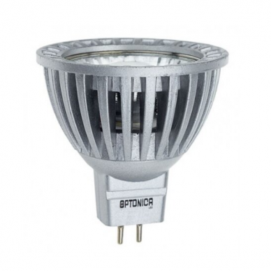 Kierunkowa lampa LED GU 5.3 Optonica SP6-A3 | w kształcie lejka | 6 W | 400 lm | 50° | 6000 K | 12 V DC | 55 x 50 mm | srebrna | IP20 Kierunkowa lampa LED GU 5.3 Optonica SP6-A3 | w kształcie lejka | 6 W | 400 lm | 50° | 6000 K | 12 V DC | 55 x 50 mm | srebrna | IP20