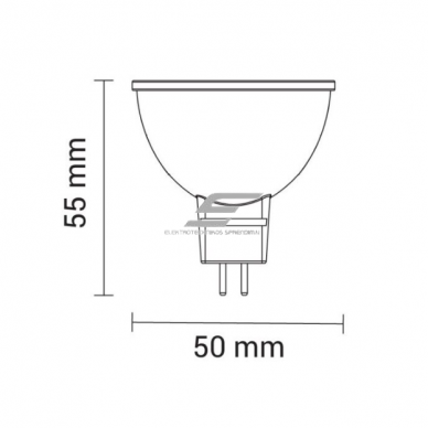 Направленная LED лампа GU 5.3 Optonica SP6-A3 | воронкообразной формы | 6 W | 400 lm | 50° | 4500 K | 12 V DC | 55 x 50 mm | серебристая | IP20 2 Направленная LED лампа GU 5.3 Optonica SP6-A3 | воронкообразной формы | 6 W | 400 lm | 50° | 4500 K | 12 V DC | 55 x 50 mm | серебристая | IP20 2