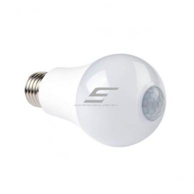 LED bulb with PIR motion sensor E27 | Optonica SP7-A6 | 7W | 4500K | 560 lm | 360° | white | IP20 1 LED bulb with PIR motion sensor E27 | Optonica SP7-A6 | 7W | 4500K | 560 lm | 360° | white | IP20 1