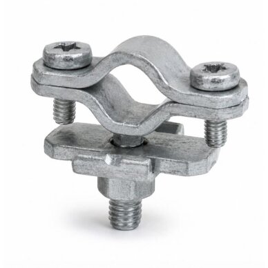 Ristühendus Rd16mm passiivse Franklini tüüpi piksekaitse ühendamiseks 7-10mm juhtmega | kuumtsingitud teras Ristühendus Rd16mm passiivse Franklini tüüpi piksekaitse ühendamiseks 7-10mm juhtmega | kuumtsingitud teras