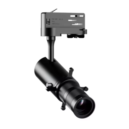 Reflektor LED do systemu szynowego z regulowanym fokusem | 10W | 1800 lm | 15–60° | CRI≥95 | ściemnialny | czarny
