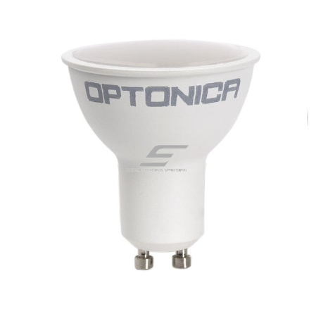 Virziena LED spuldze GU10 Optonica SP10-A4 | piltuves formas | 9.5 W | 2700K | 880 lm | 110° | 57 × 50 mm | balta | IP20 Virziena LED spuldze GU10 Optonica SP10-A4 | piltuves formas | 9.5 W | 2700K | 880 lm | 110° | 57 × 50 mm | balta | IP20