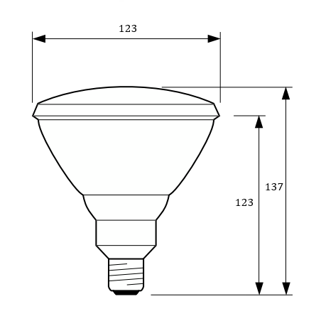 Kierunkowa reflektorowa żarówka LED E27 | 120W | 24V | 1545lm | 2700K | Philips 2 Kierunkowa reflektorowa żarówka LED E27 | 120W | 24V | 1545lm | 2700K | Philips 2