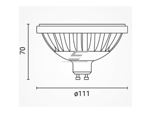 Kryptinė LED lemputė GU10 Optonica SP15-A1 | piltuvo formos | 15W | 1200 lm | 2700 K | 30° apšvietimas | 111 × 58 mm | balta | IP20 2 Kryptinė LED lemputė GU10 Optonica SP15-A1 | piltuvo formos | 15W | 1200 lm | 2700 K | 30° apšvietimas | 111 × 58 mm | balta | IP20 2