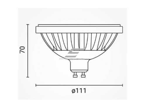 Kryptinė LED lemputė GU10 Optonica SP9-A1 | disko formos | 9W | 4500K | 820 lm | 111 × 58 mm | balta | IP20 2 Kryptinė LED lemputė GU10 Optonica SP9-A1 | disko formos | 9W | 4500K | 820 lm | 111 × 58 mm | balta | IP20 2