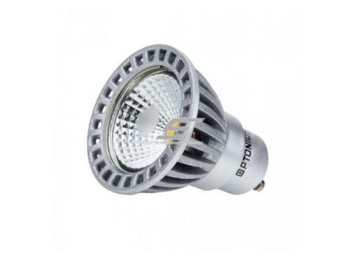 Kryptinė LED lemputė GU10 Optonica SP4-A2 | piltuvo formos | 6 W | 4500K | 480 lm | 50° | 50 × 55 mm | sidabrinė | IP20 1 Kryptinė LED lemputė GU10 Optonica SP4-A2 | piltuvo formos | 6 W | 4500K | 480 lm | 50° | 50 × 55 mm | sidabrinė | IP20 1