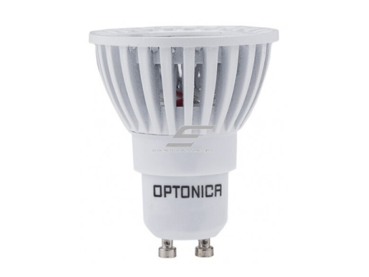 Kryptinė LED lemputė GU10 Optonica SP6-A4 | piltuvo formos | 6 W | 2700K | 480 lm | 50° | 50 × 55 mm | balta | IP20 Kryptinė LED lemputė GU10 Optonica SP6-A4 | piltuvo formos | 6 W | 2700K | 480 lm | 50° | 50 × 55 mm | balta | IP20