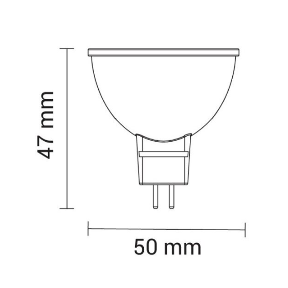 Kierunkowa żarówka LED GU 5.3 Optonica SP5-A2 | w kształcie lejka | 5 W | 400 lm | 110° | 4500 K | 12 V DC | 50 x 47 mm | biała | IP20 2 Kierunkowa żarówka LED GU 5.3 Optonica SP5-A2 | w kształcie lejka | 5 W | 400 lm | 110° | 4500 K | 12 V DC | 50 x 47 mm | biała | IP20 2