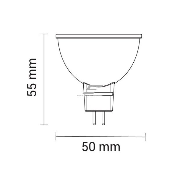 Направленная LED лампа GU 5.3 Optonica SP6-A3 | воронкообразной формы | 6 W | 400 lm | 50° | 4500 K | 12 V DC | 55 x 50 mm | серебристая | IP20 2 Направленная LED лампа GU 5.3 Optonica SP6-A3 | воронкообразной формы | 6 W | 400 lm | 50° | 4500 K | 12 V DC | 55 x 50 mm | серебристая | IP20 2