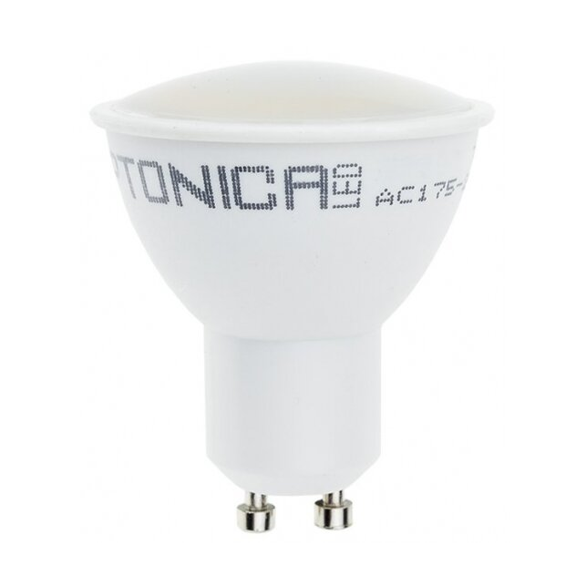 Żarówka LED GU10 Optonica SP5-A3 | lejkowata | 5 W | 6000K | 400 lm | 110° | 50 × 57 mm | biała | IP20