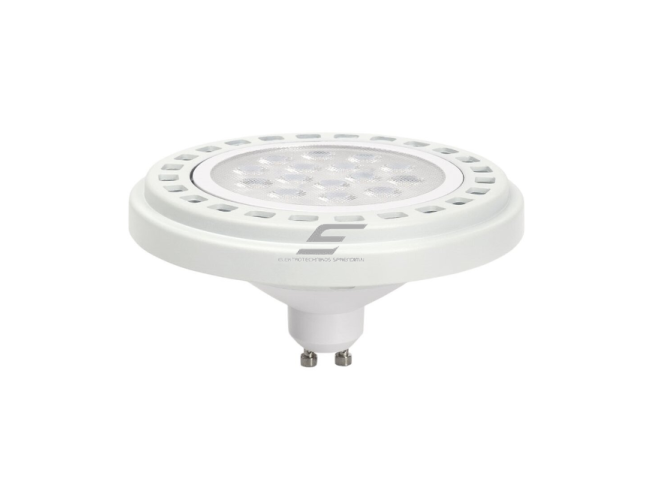 Kryptinė LED lemputė GU10 Optonica SP6-A5 | piltuvo formos | 6 W | 6000K | 700 lm | 120° | dimeriuojama | 50 × 55 mm | balta | IP20
