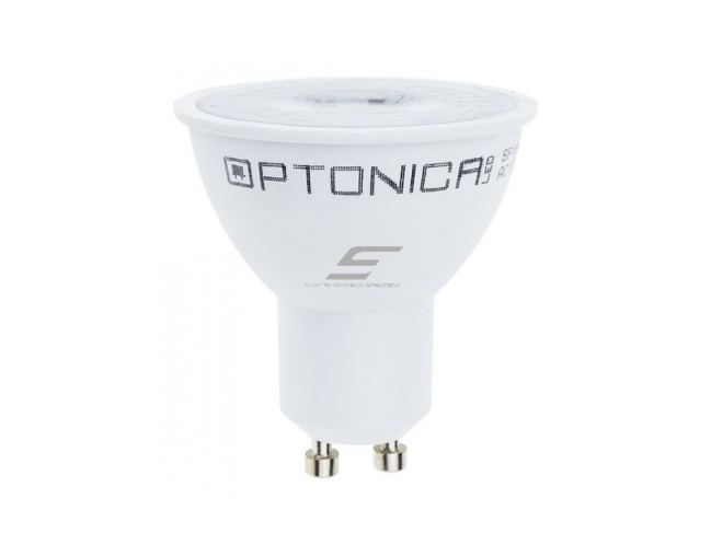 Kryptinė LED lemputė GU10 Optonica SP7-A3 | piltuvo formos | 7 W | 6000K | 560 lm | 38° | 57 × 50 mm | balta | IP20 Kryptinė LED lemputė GU10 Optonica SP7-A3 | piltuvo formos | 7 W | 6000K | 560 lm | 38° | 57 × 50 mm | balta | IP20