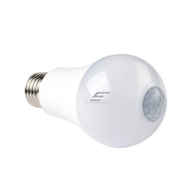 LED bulb with PIR motion sensor E27 | Optonica SP7-A6 | 7W | 4500K | 560 lm | 360° | white | IP20 1 LED bulb with PIR motion sensor E27 | Optonica SP7-A6 | 7W | 4500K | 560 lm | 360° | white | IP20 1