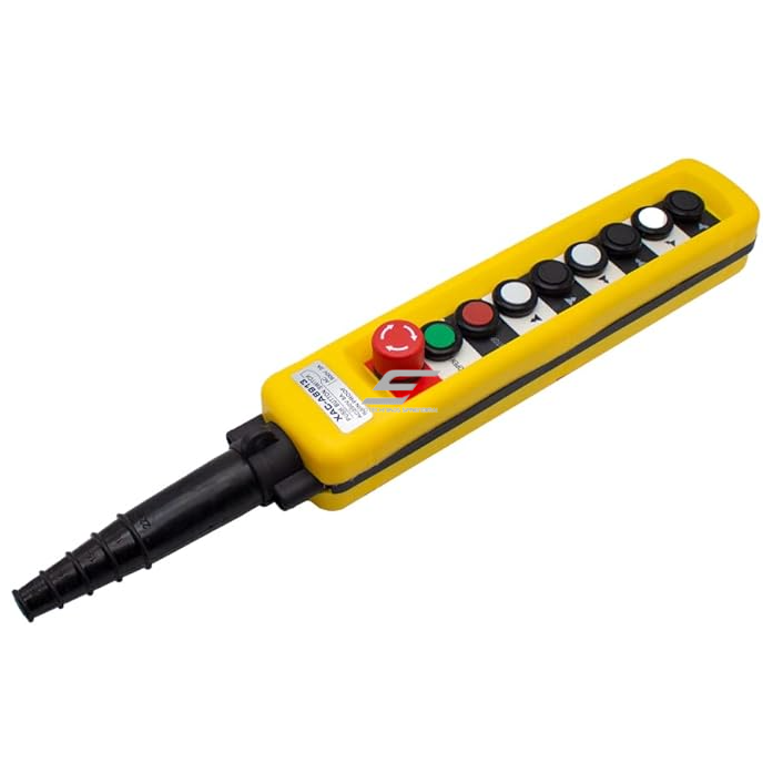 Crane control pendant | emergency STOP | two-speed control | 10A | 500V | IP65 | IEHC XAC-A8913 Crane control pendant | emergency STOP | two-speed control | 10A | 500V | IP65 | IEHC XAC-A8913