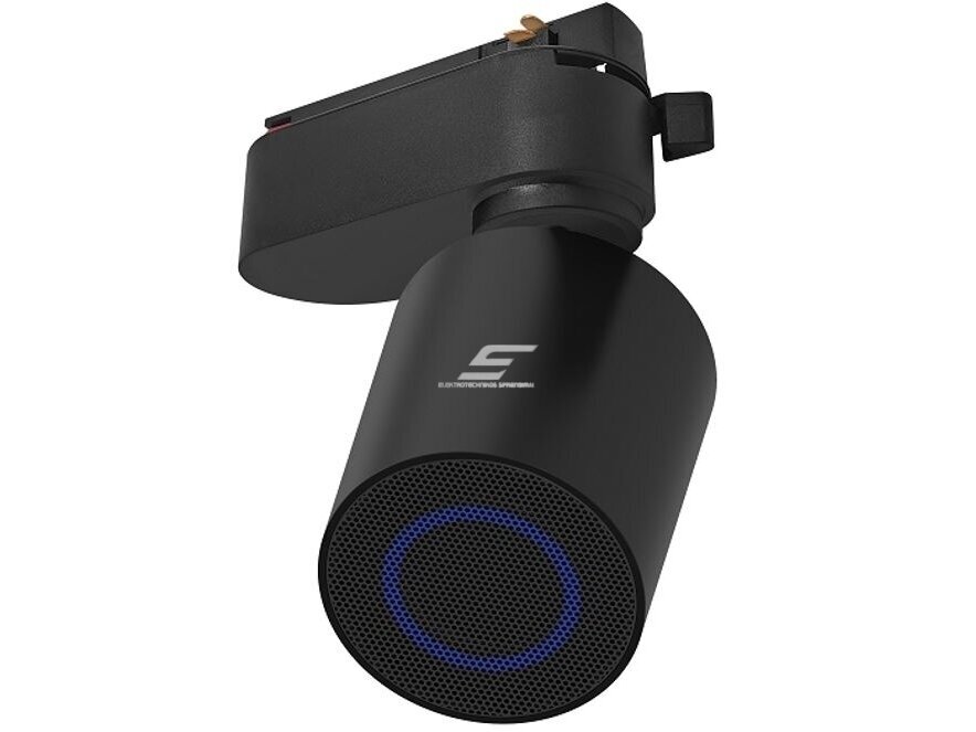 Kryptinė garso kolonėlė | 3 laidų bėgeliui | su Bluetooth | 10W | 85-265VDC | Ø65x75mm | juoda Kryptinė garso kolonėlė | 3 laidų bėgeliui | su Bluetooth | 10W | 85-265VDC | Ø65x75mm | juoda