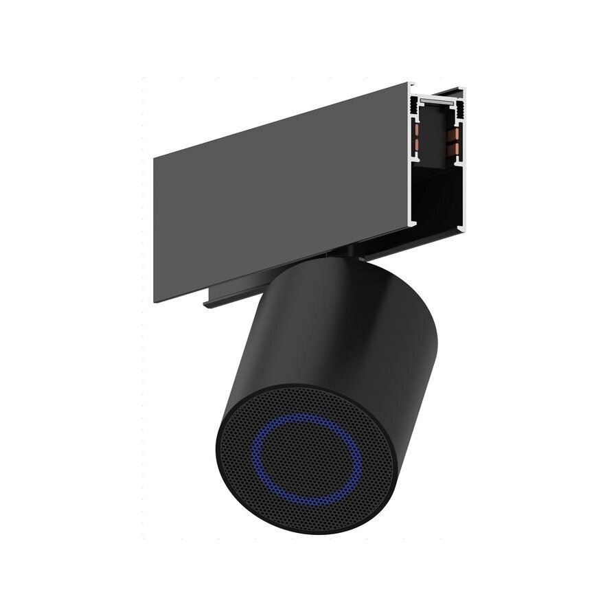 Kierunkowy głośnik | do szyny magnetycznej 15mm | z Bluetooth | 10W | 24-48VDC | Ø65x75mm | czarny 1