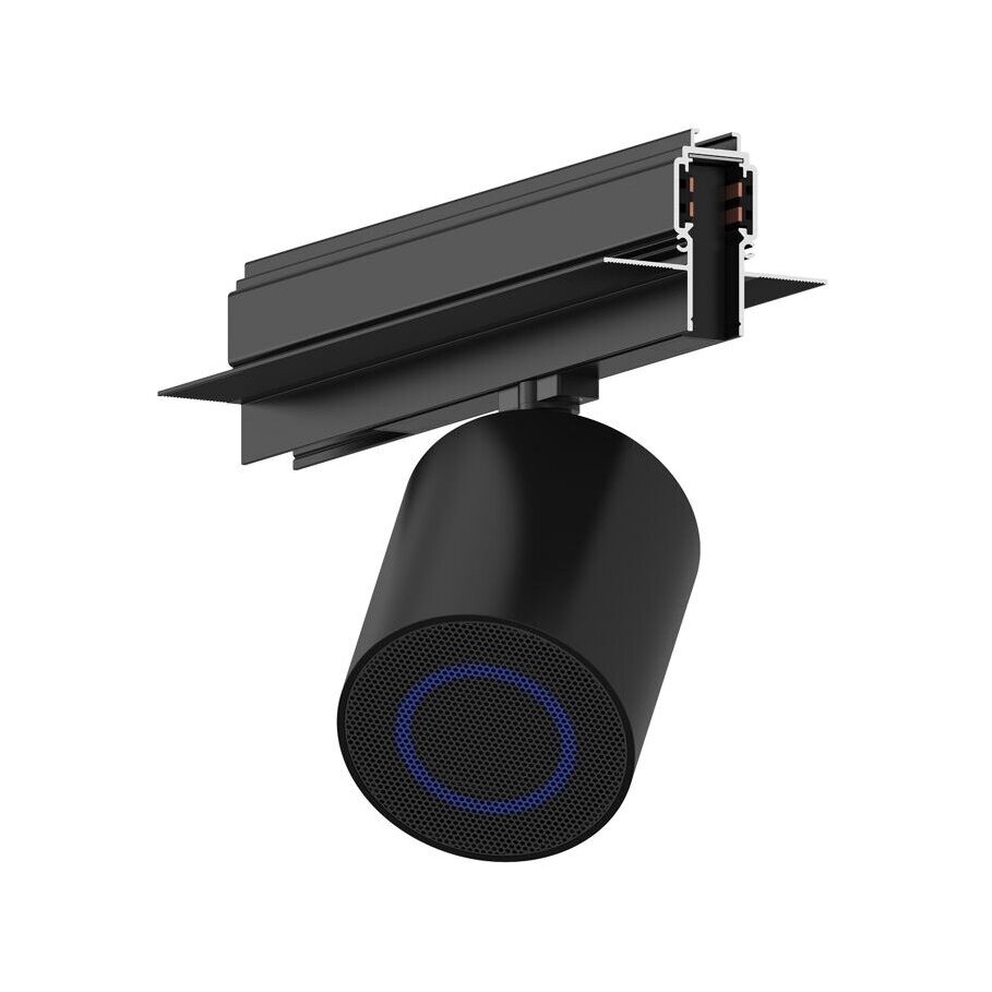 Kierunkowy głośnik | do szyny magnetycznej 10mm | z Bluetooth | 10W | 24-48VDC | Ø65x75mm | czarny 1