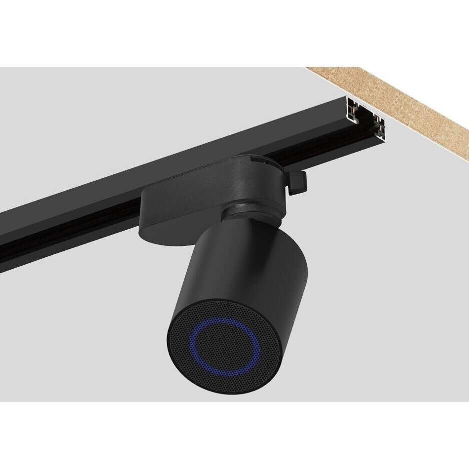 Directional Speaker | for 3-Wire Track | with Bluetooth | 10W | 85-265VDC | Ø65x75mm | Black 3