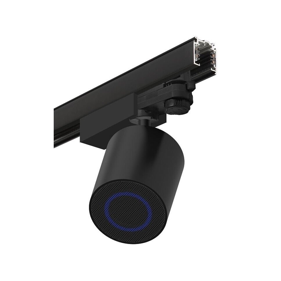 Directional Speaker | for 4-Wire Track | with Bluetooth | 10W | 85-265VDC | Ø65x75mm | Black 1 Directional Speaker | for 4-Wire Track | with Bluetooth | 10W | 85-265VDC | Ø65x75mm | Black 1
