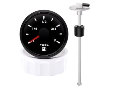 Kuro lygio matavimo jutiklis | 0-190Ohm | 12-24V | IP67 | 525mm Kuro lygio matavimo jutiklis | 0-190Ohm | 12-24V | IP67 | 525mm