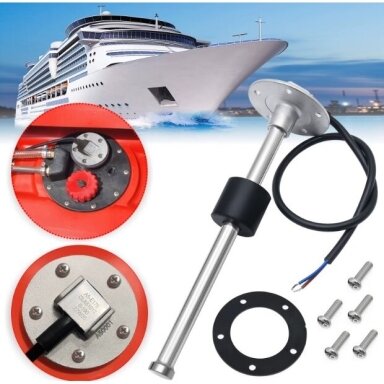 Degvielas līmeņa mērīšanas sensors | 0-190Ohm | 12-24V | IP67 | 525mm Degvielas līmeņa mērīšanas sensors | 0-190Ohm | 12-24V | IP67 | 525mm