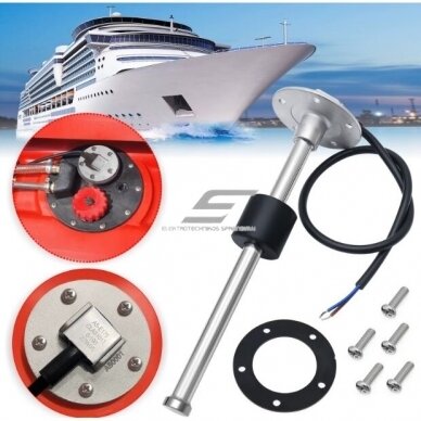 Fuel level measuring sensor | 0-190Ohm | 12-24V | IP67 | 100mm 1 Fuel level measuring sensor | 0-190Ohm | 12-24V | IP67 | 100mm 1