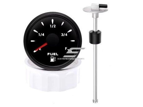 Kuro lygio matavimo jutiklis | 0-190Ohm | 12-24V | IP67 | 100mm Kuro lygio matavimo jutiklis | 0-190Ohm | 12-24V | IP67 | 100mm