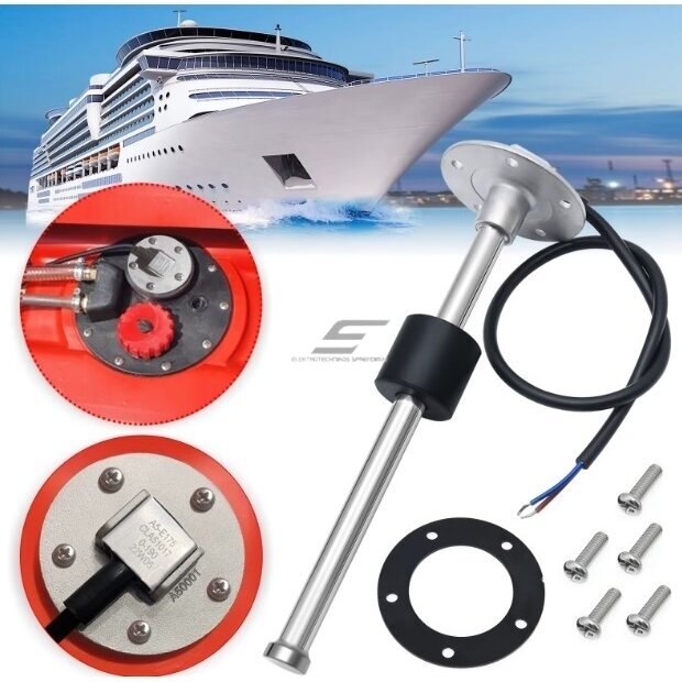 Fuel level measuring sensor | 0-190Ohm | 12-24V | IP67 | 100mm 1
