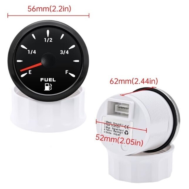 Degvielas līmeņa mērīšanas sensors | 0-190Ohm | 12-24V | IP67 | 350mm 4 Degvielas līmeņa mērīšanas sensors | 0-190Ohm | 12-24V | IP67 | 350mm 4