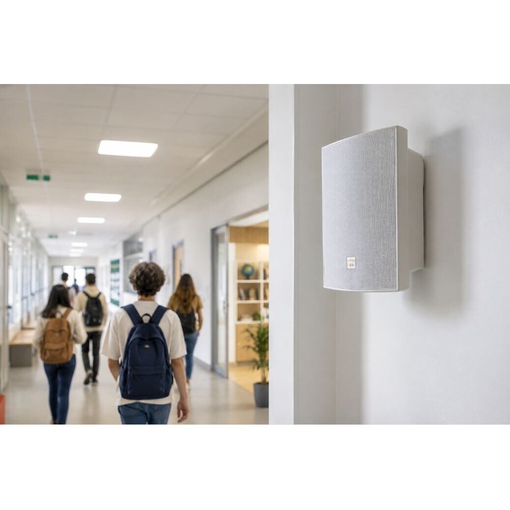Zewnętrzny naścienny głośnik audio sieci IP | 15W/30W | 292x193x151,5 mm | IP66 | biały | SIP | ONVIF | PoE | Bluetooth 11 Zewnętrzny naścienny głośnik audio sieci IP | 15W/30W | 292x193x151,5 mm | IP66 | biały | SIP | ONVIF | PoE | Bluetooth 11