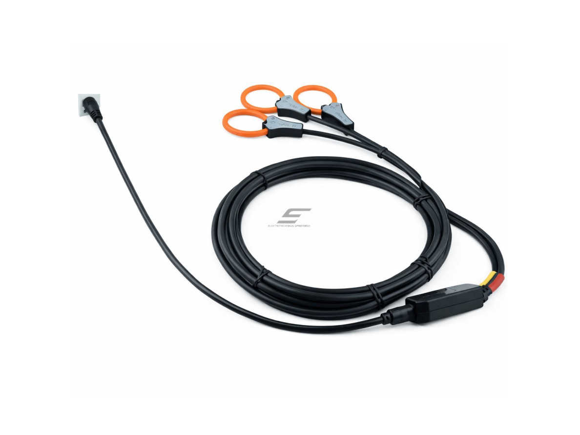 3-in-1 lanksti Rogowskio ritė | 600 A | 50 mV/kA | 2 m kabelis | RJ45 / RJ12 | MRC-36 ritės modelis | STP-600