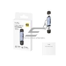 Karšu lasītājs un adapteris | Datu pārraides ierīce | 2in1 | Dubultā SD un TF karšu lasīšana | USB-A + USB-C | līdz 5 Gb/s | CUDY UH200 3 Karšu lasītājs un adapteris | Datu pārraides ierīce | 2in1 | Dubultā SD un TF karšu lasīšana | USB-A + USB-C | līdz 5 Gb/s | CUDY UH200 3